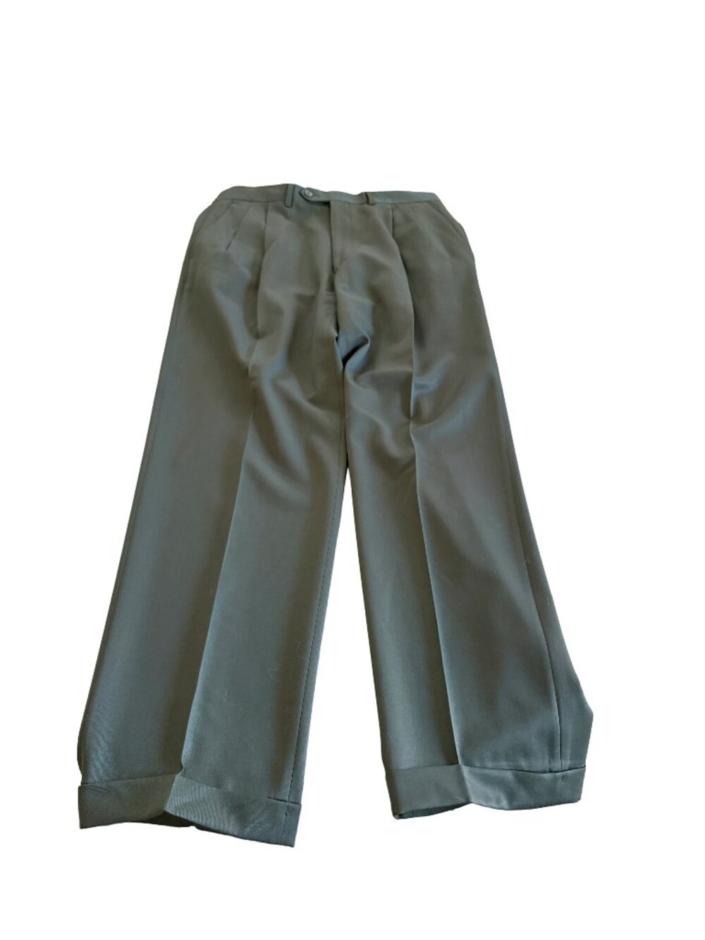 Pazoni Men's Size 35 Como 2 711 Dk Sage Dress Pants Made in Italy